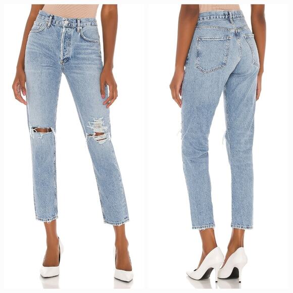 AGOLDE Jamie High Rise Classic in Spectator - Picture 1 of 12